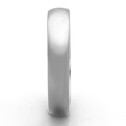 High polished (no plating) Stainless Steel Ring with No Stone