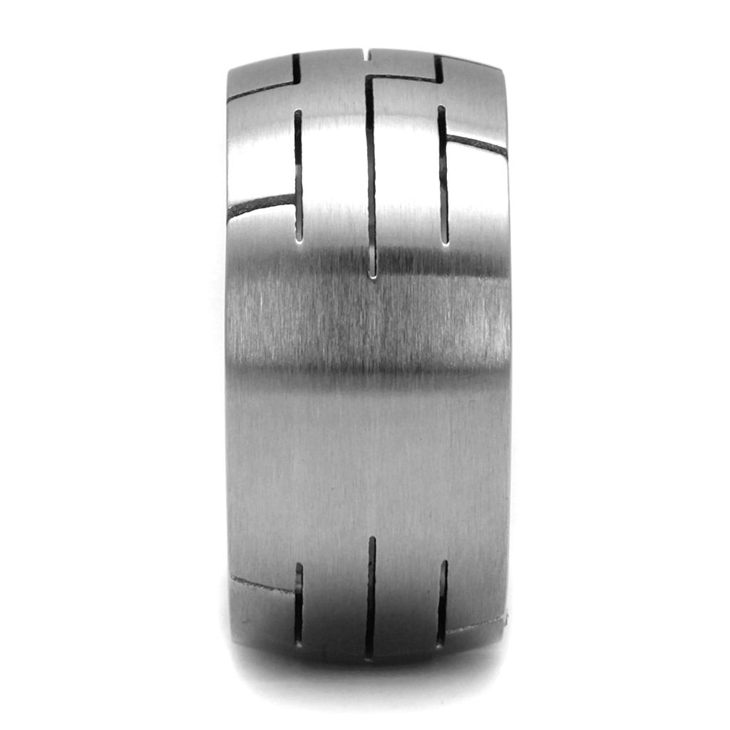High polished (no plating) Stainless Steel Ring with No Stone