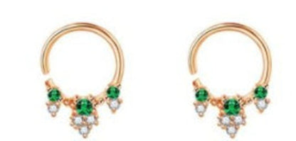 Jewelry Nose Ring Diamond No Hole Nose Fake Nose Ring