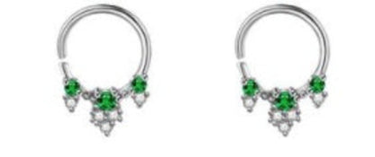 Jewelry Nose Ring Diamond No Hole Nose Fake Nose Ring