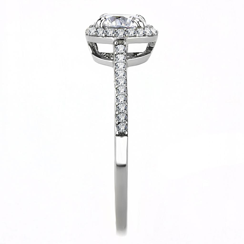 High polished (no plating) Stainless Steel Ring with AAA Grade