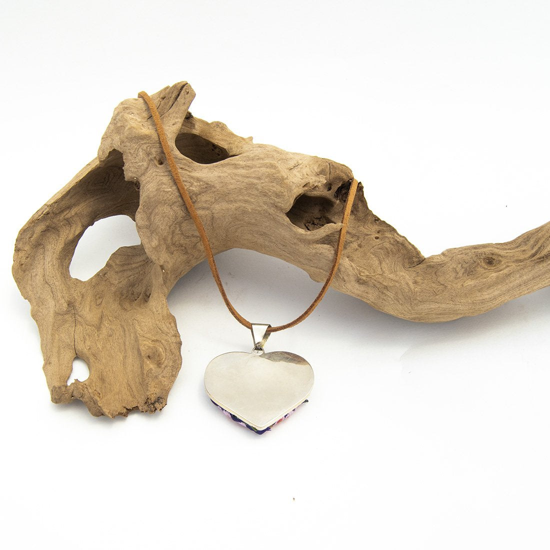 Ocosingo Heart Embroidered Necklace.