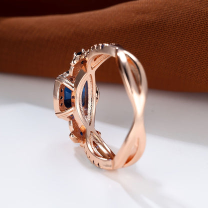 Brilliant Blue Elegance Sapphire Ring