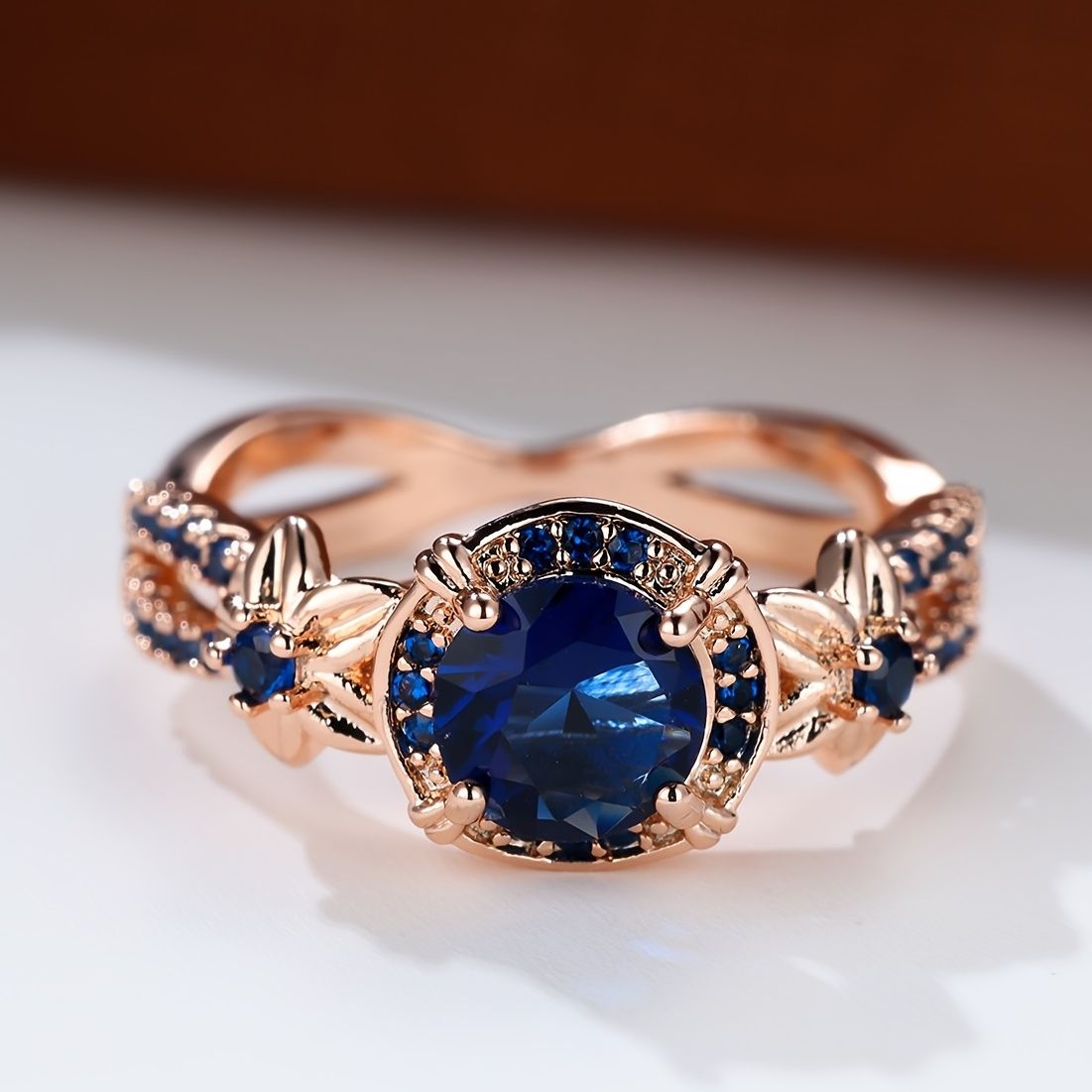 Brilliant Blue Elegance Sapphire Ring