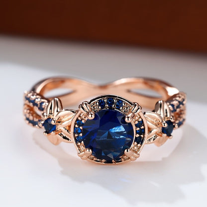 Brilliant Blue Elegance Sapphire Ring