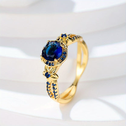 Brilliant Blue Elegance Sapphire Ring