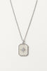 Stainless Steel Silver North Star Necklace for Women