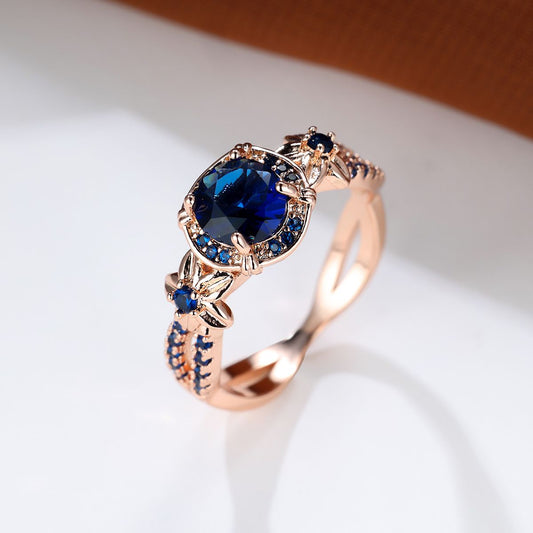 Brilliant Blue Elegance Sapphire Ring