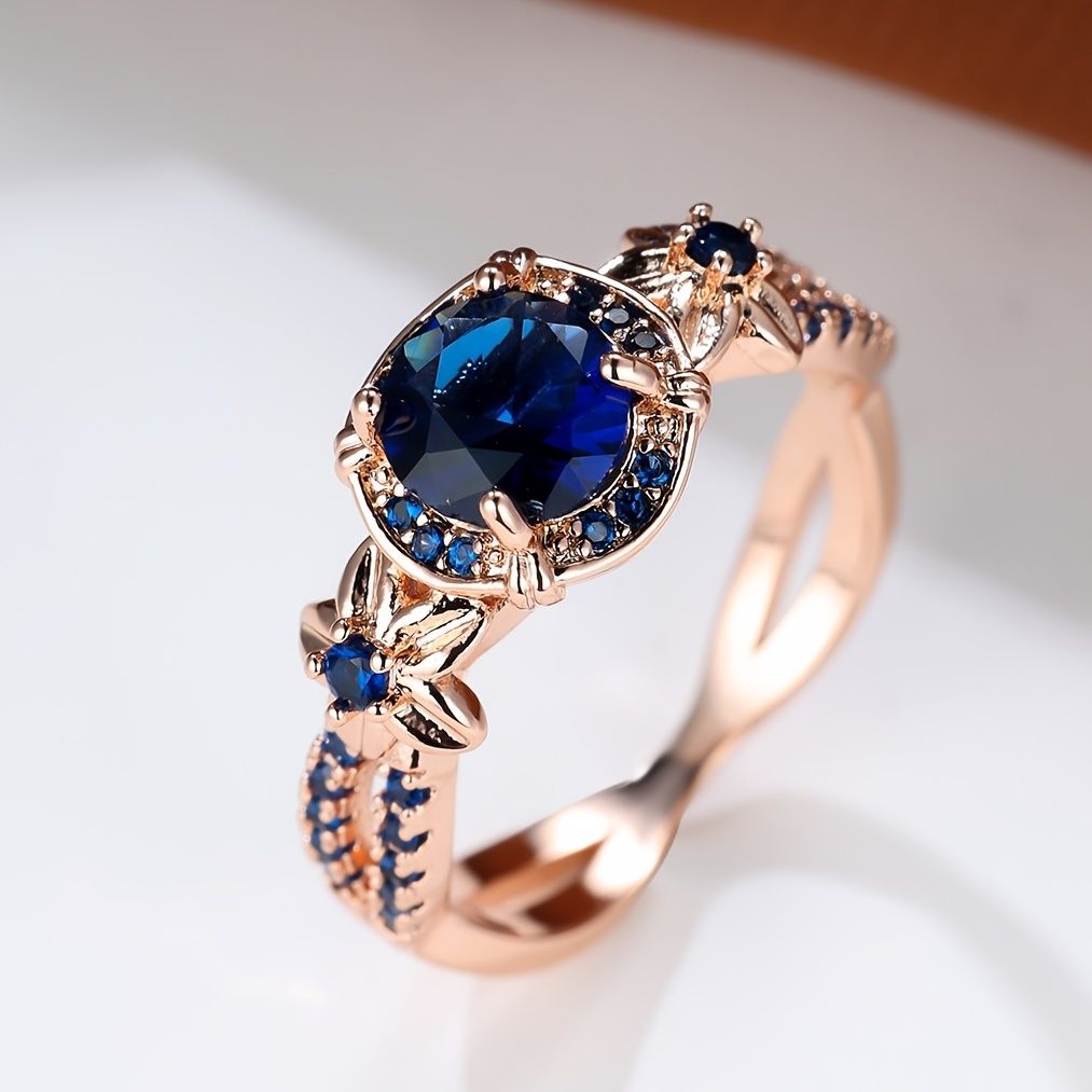 Brilliant Blue Elegance Sapphire Ring