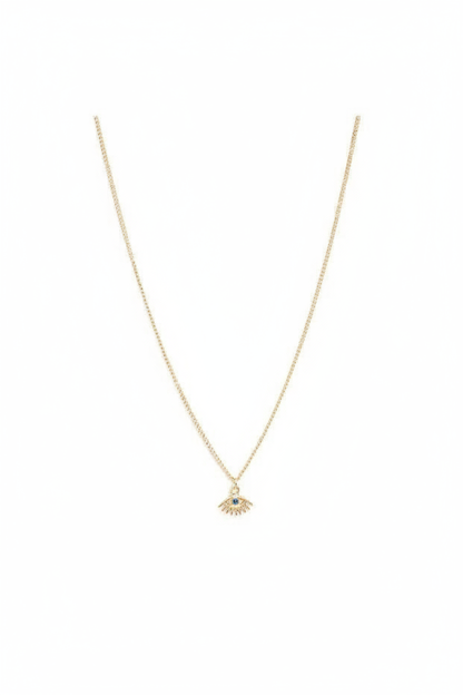 Studio shot of chain eye necklace