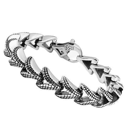 High polished (no plating) Stainless Steel Bracelet with No