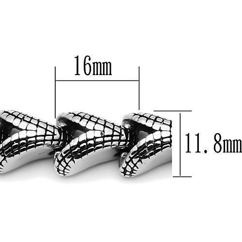 High polished (no plating) Stainless Steel Bracelet with No